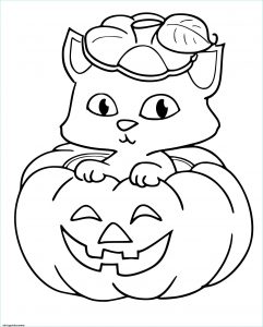 Dessin A Imprimer Halloween Élégant Collection Coloriage Citrouille Chat Halloween Dessin