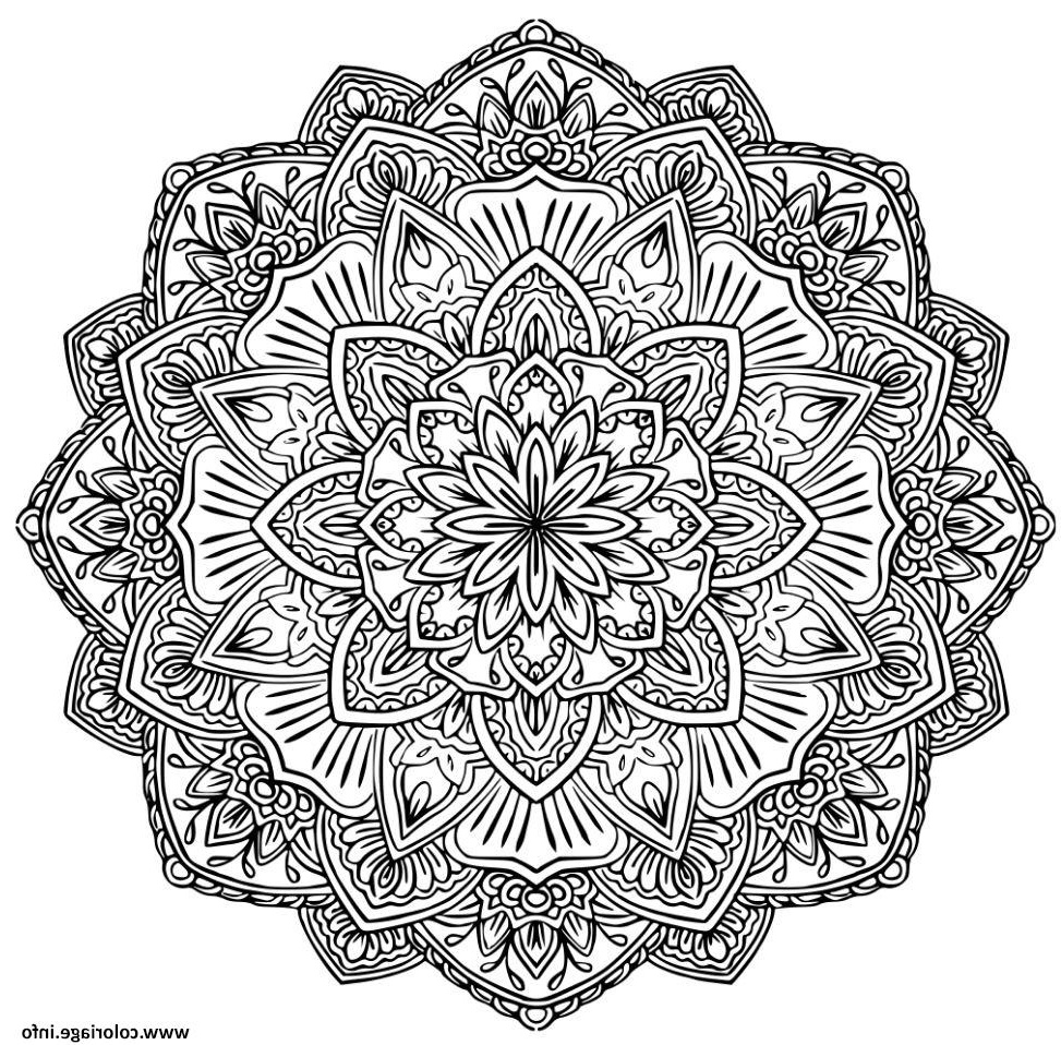 Dessin A Imprimer Mandala Cool Images Coloriage Mandala Adulte 2017 Jecolorie