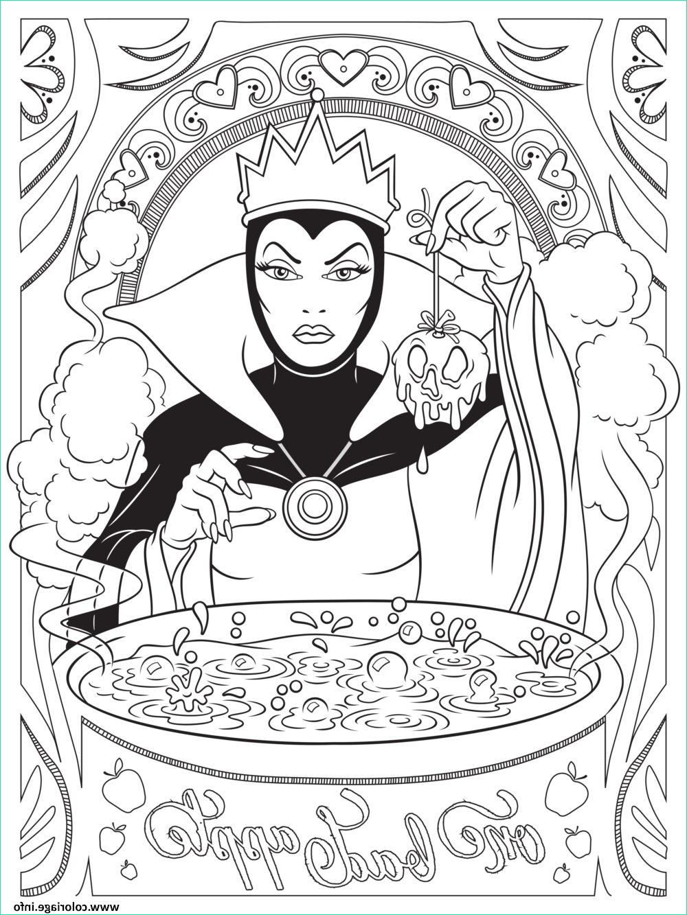 Dessin A Imprimer Mandala Disney Élégant Photos Coloriage Mandala Disney Evil Queen From Snow White and