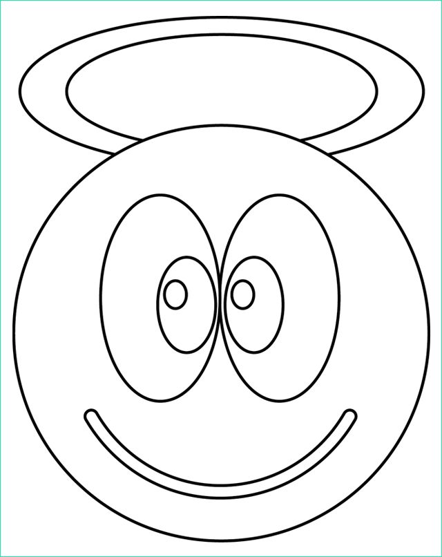 Dessin A Imprimer Smiley Beau Collection Smiley Ange Dory Coloriages