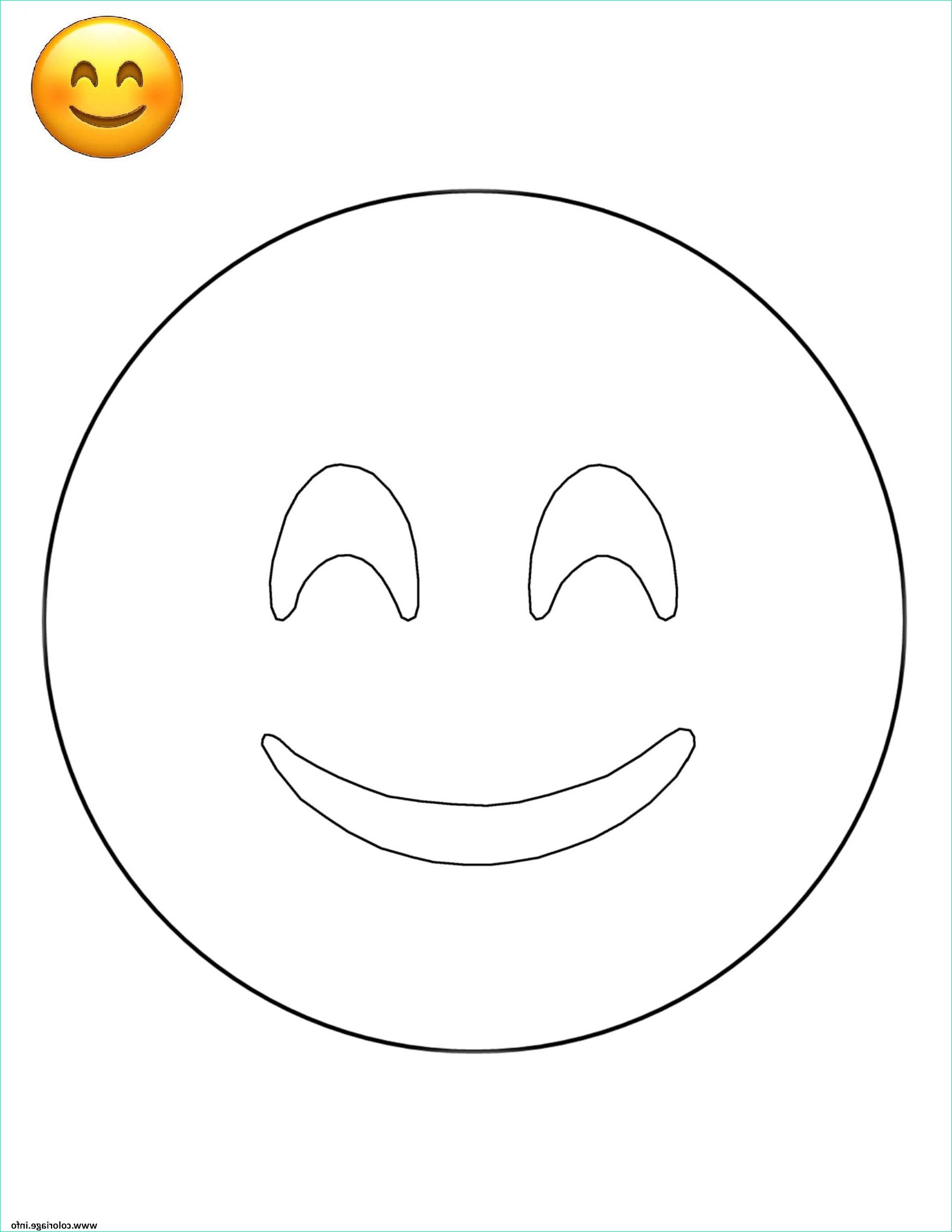 Dessin A Imprimer Smiley Bestof Stock Coloriage Emoji Smiley Face Smiley Jecolorie