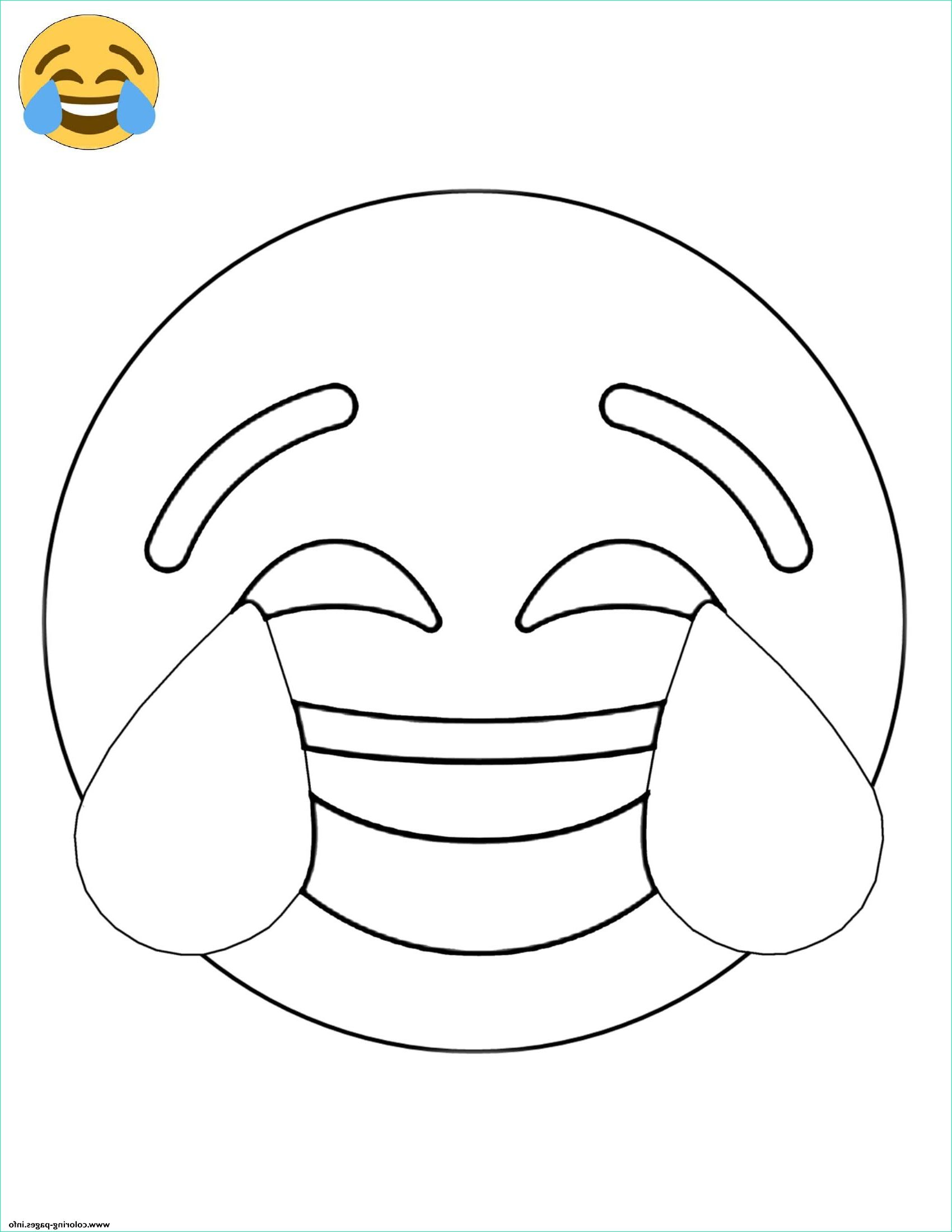 Dessin A Imprimer Smiley Luxe Photos Twitter Crying Laughing Emoji Coloring Pages Printable
