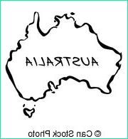 Dessin Australie Luxe Galerie Black Outline Of Australia Map