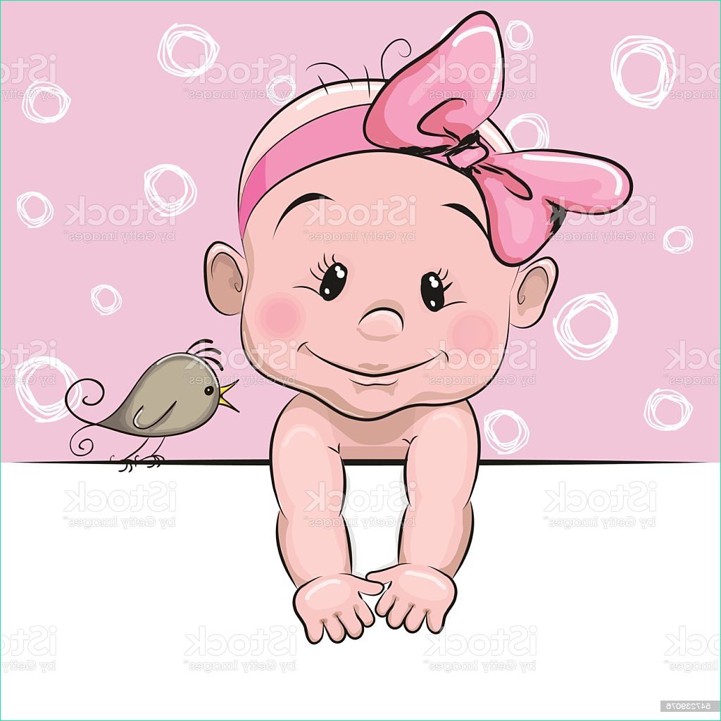 Dessin Bébé Fille Élégant Photos Cute Cartoon Baby Girl Stock Vector Art &amp; More Of