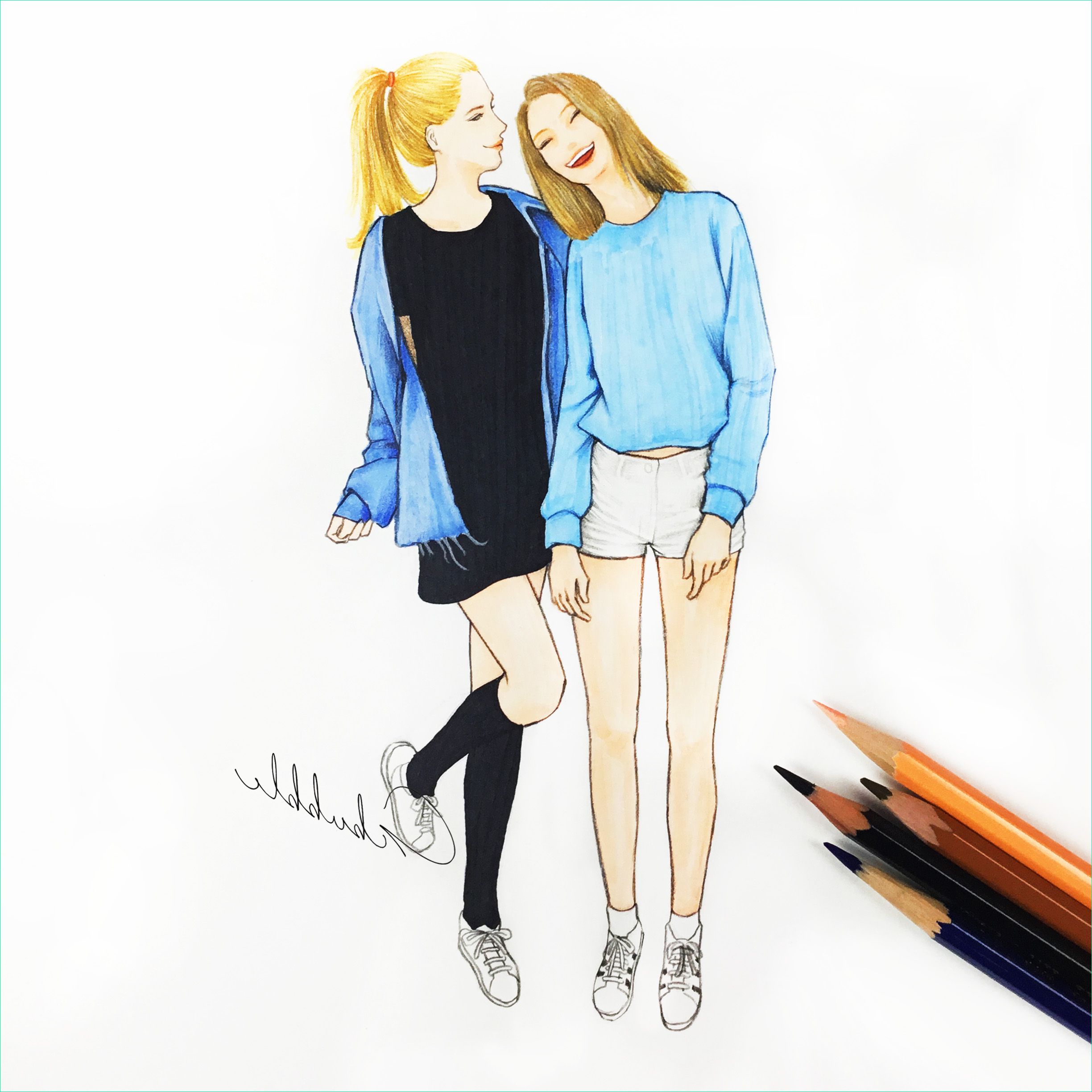 Dessin Best Friends Beau Stock We are soul Sisters