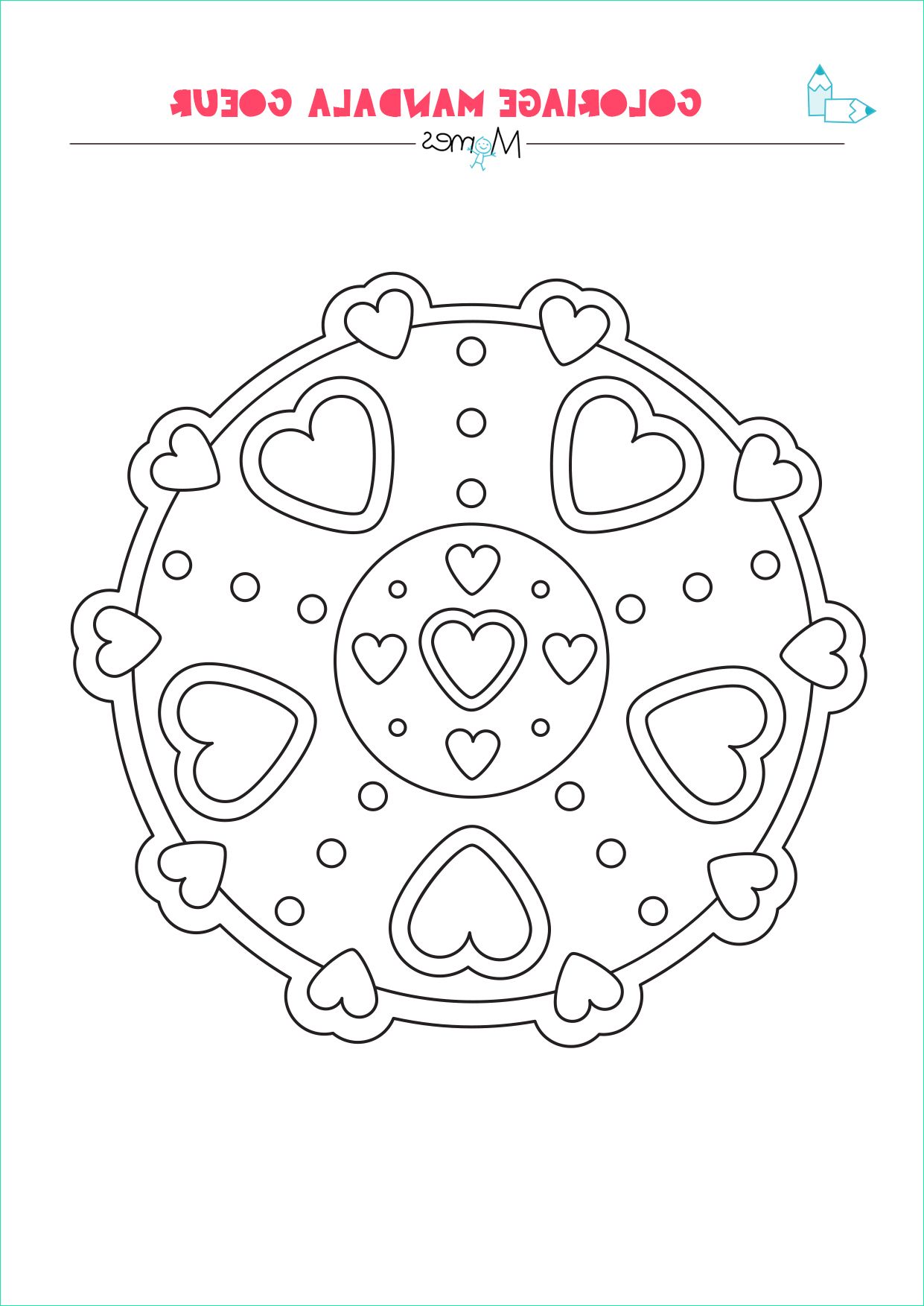 Dessin Coeur Mandala Luxe Images Mandala Coeur à Colorier Facile Momes