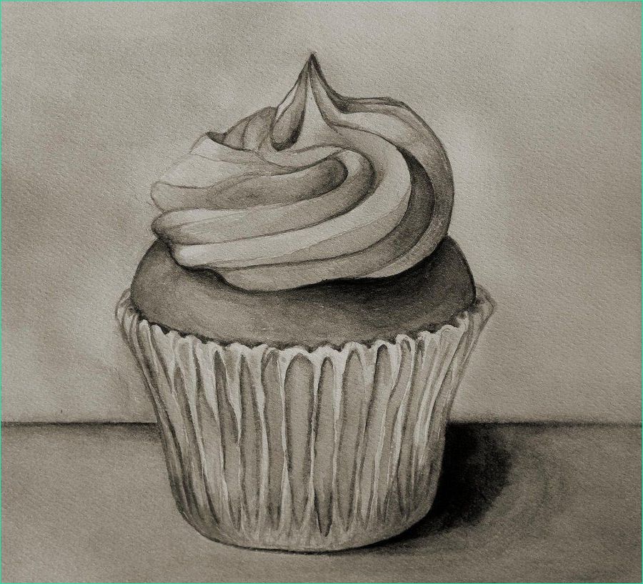 Dessin Cup Cake Nouveau Photographie Cupcake In Black and White by Gallerypieceviantart
