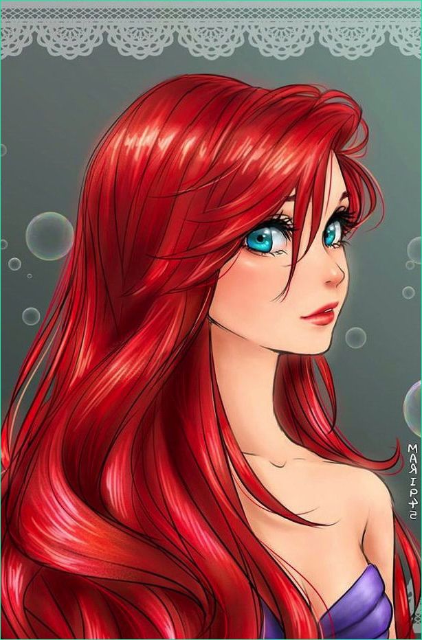 Dessin De Ariel Luxe Stock Ariel De &quot;la Petite Sirène&quot; Dessinée Version Manga Ariel