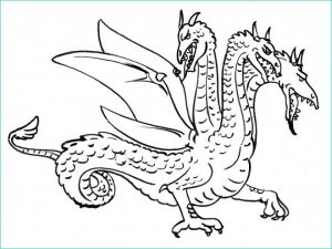 Dessin De Dragon Difficile Luxe Images Coloriage Dragon à Trois Têtes Dessin Gratuit à Imprimer