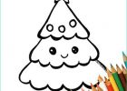 Dessin De Noel Kawaii A Colorier Cool Images Christmas Tree Kawaii Cute Drawing Coloring for Kids