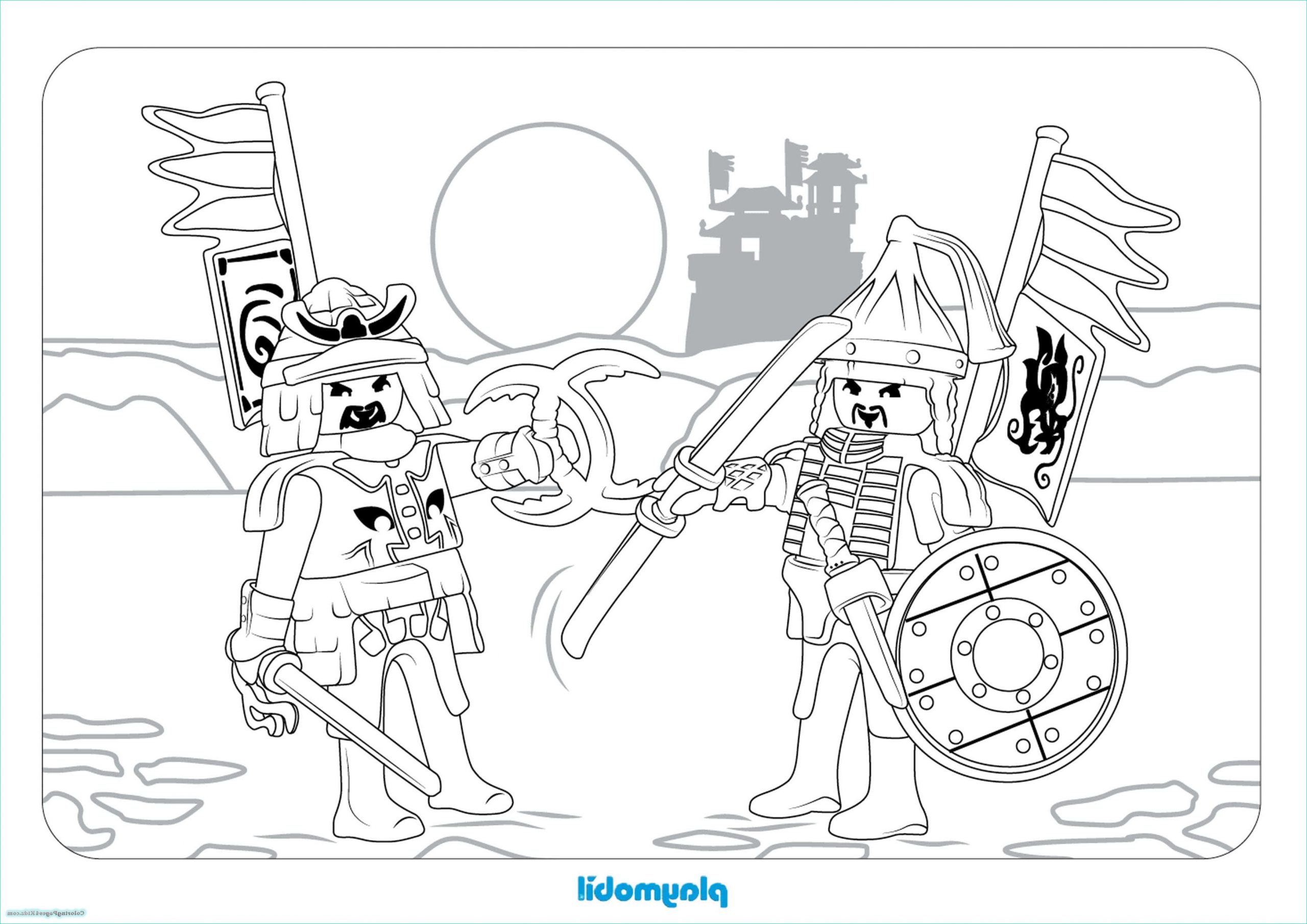 Dessin De Playmobil Cool Photos Playmobil Knights Coloring Pages