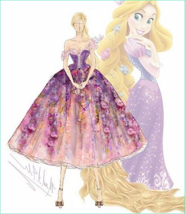 Dessin De Robe De Princesse Élégant Images Princesse Disney Ce Designer Remet Les Robes Au Goût Du