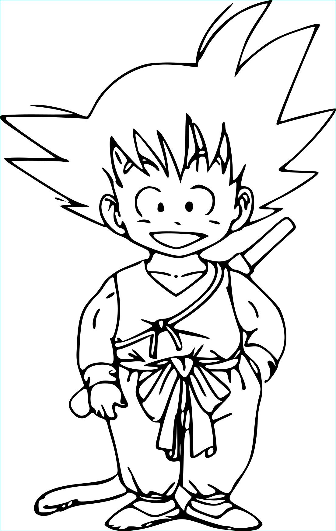 14 Luxe De Dessin Dragon Ball Z Sangoku Photos  Coloriage  Coloriage