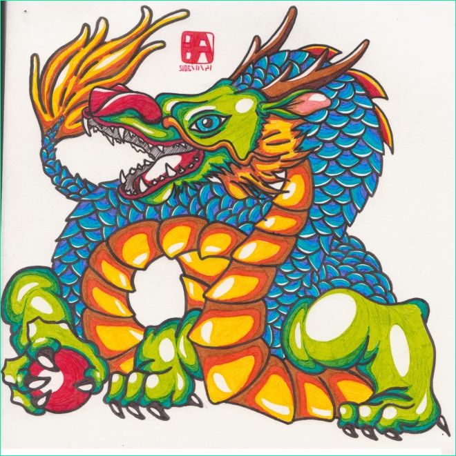Dessin Dragon Chinois Élégant Galerie Dragon Chinois Dessin De Xaltoria Posté Sur Tvhland