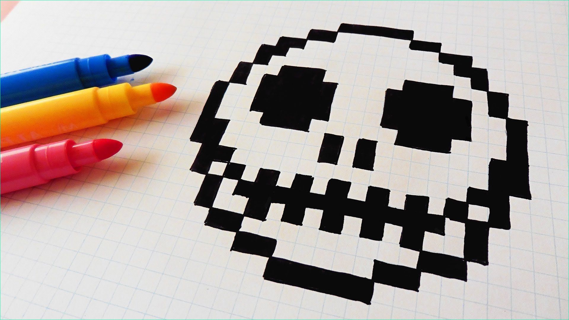 Dessin Facile Minecraft Nouveau Collection Handmade Pixel Art How to Draw Jack Skellington