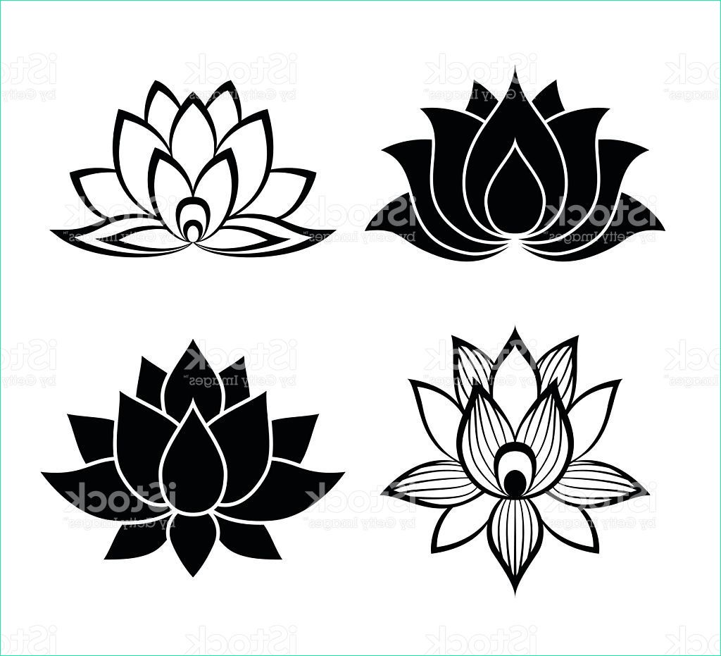 Dessin Fleur De Lotus Bestof Photos Lotus Flower Signs Set for the Perfect Web Design