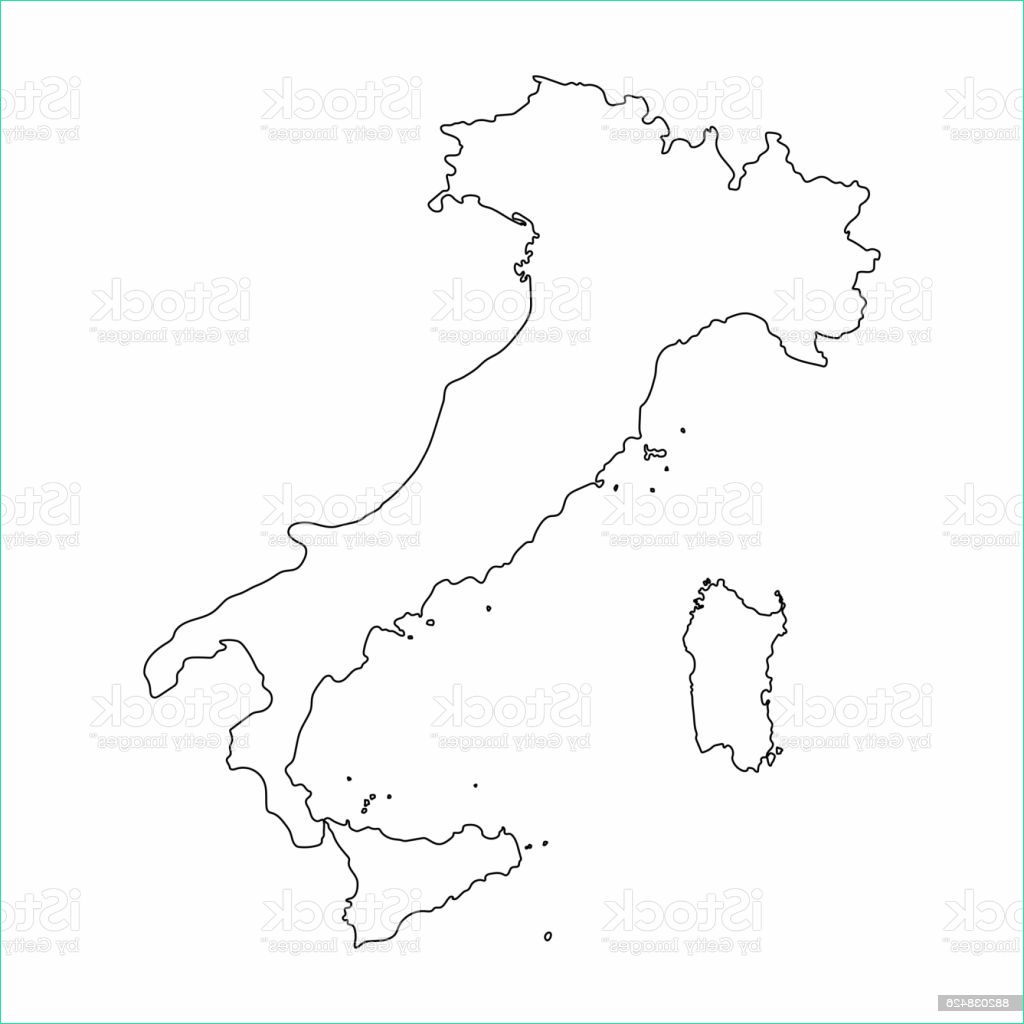Dessin Italie Nouveau Image Italy Map Outline Graphic Freehand Drawing White