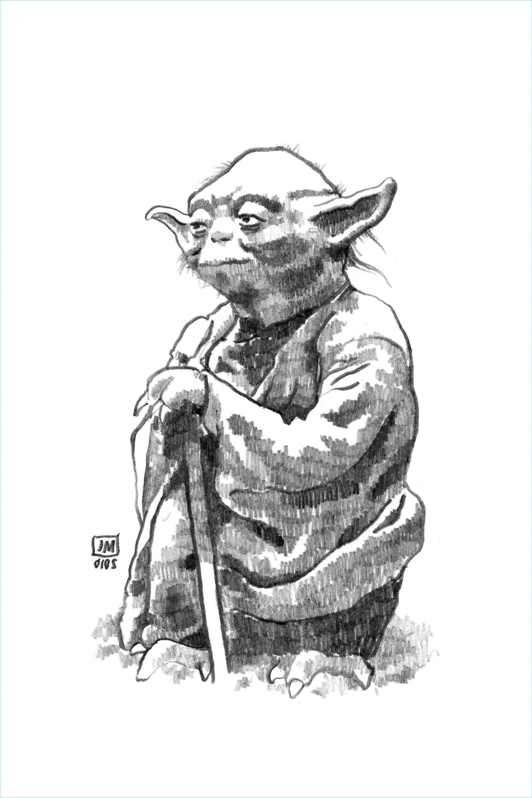 Dessin Maitre Yoda Inspirant Image Yoda Le MaÎtre Jedi 2016 Crayon Sur Papier