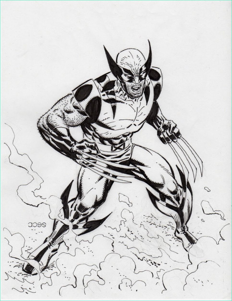 Dessin Marvel Bestof Photos Marvel Ics Of the 1980s Wolverine by Mike Zeck