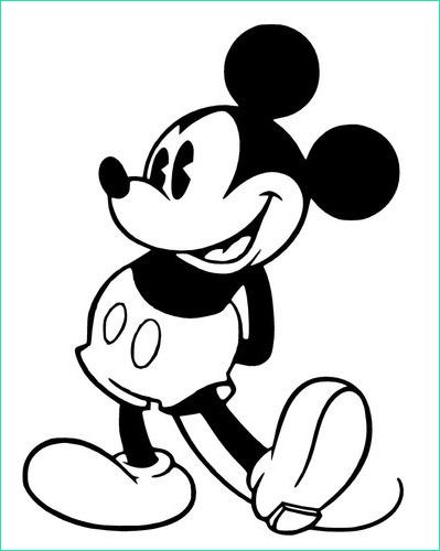 Dessin Mickey Mouse Beau Stock Mouse Standing Decal $4 00