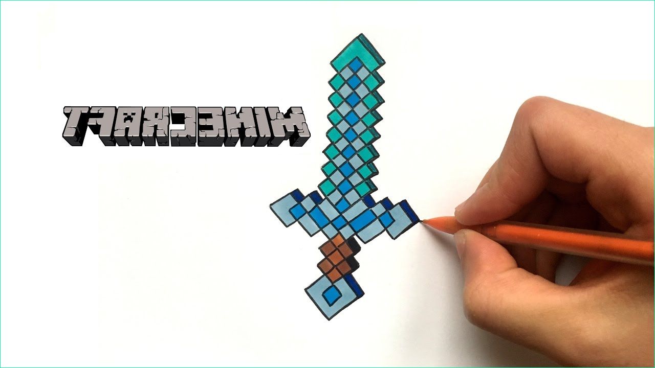 Dessin Minecraft épée Élégant Photos Dessin Epee Minecraft