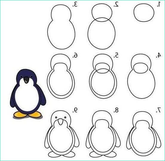 Dessin Pingouin Facile Inspirant Photographie Blogue De Idees Mignonnes En 2020 Avec Images