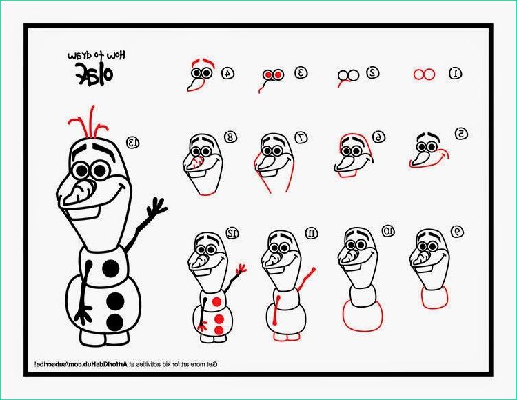 Dessiner Olaf Beau Photos How to Draw Olaf From Frozen