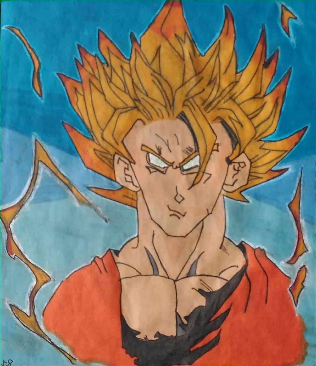 Dragon Ball Dessin Cool Photographie Dbz Goku Drawing at Getdrawings