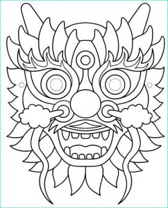 Dragon Chinois Coloriage Beau Images Pdf Masque De Dragon A Imprimer Projects to Try
