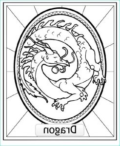 Dragon Chinois Coloriage Cool Stock Signe astrologique Chinois Dragon Copie Coloriage Signes