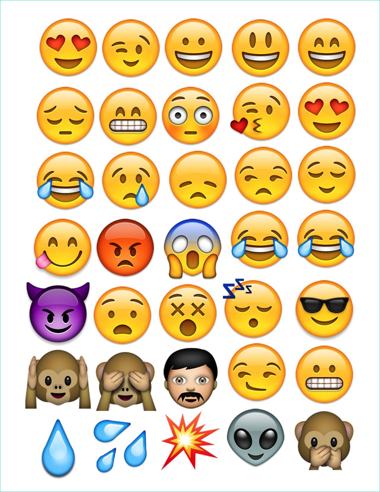 Image Emoji A Imprimer Luxe Photos Emoji A Imprimer En Couleur Gratuit