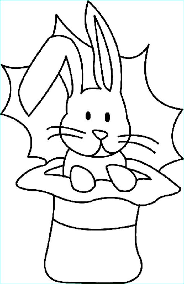 Lapin A Colorier Beau Photos Coloriage Animaux Lapin 02 10 Doigts