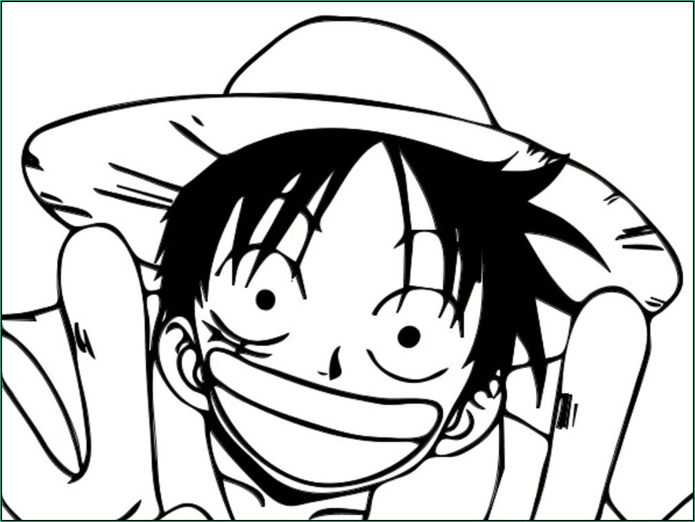Luffy Dessin Élégant Photos Coloriages Manga à Imprimer Gratuitement