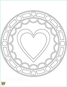 Mandala Coeur à Imprimer Luxe Images Coloriage Gros Coeur Mandala Sur Ludinet