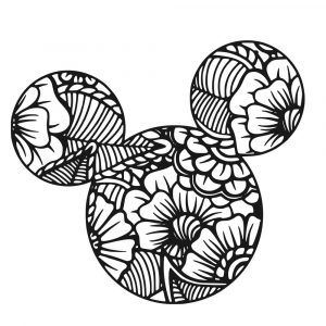 Mandala Disney à Imprimer Beau Photos Mickey Mouse Mandala Silhouette Svg Disney Svg Silhouette