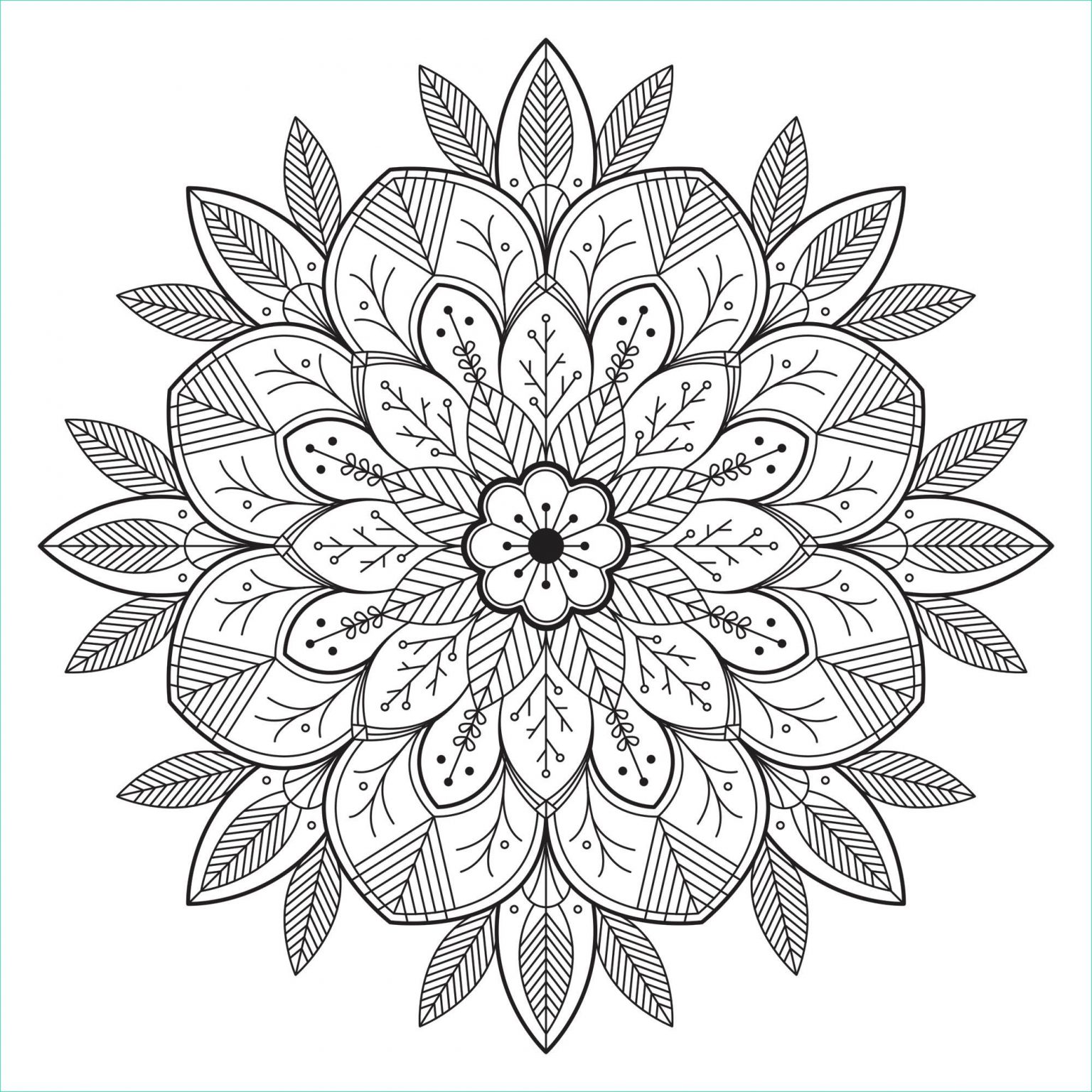 Dessin A Imprimer Mandala Fleur Luxe Photographie Coloriage Fleur De