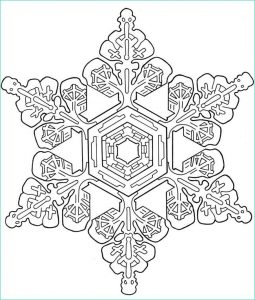 Mandala Flocon Beau Stock Image Flocon Coloriage Free to Print