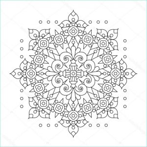 Mandala Flocon Impressionnant Photos Mandala Ou Flocon De Neige Lunatique Ligne Art Design