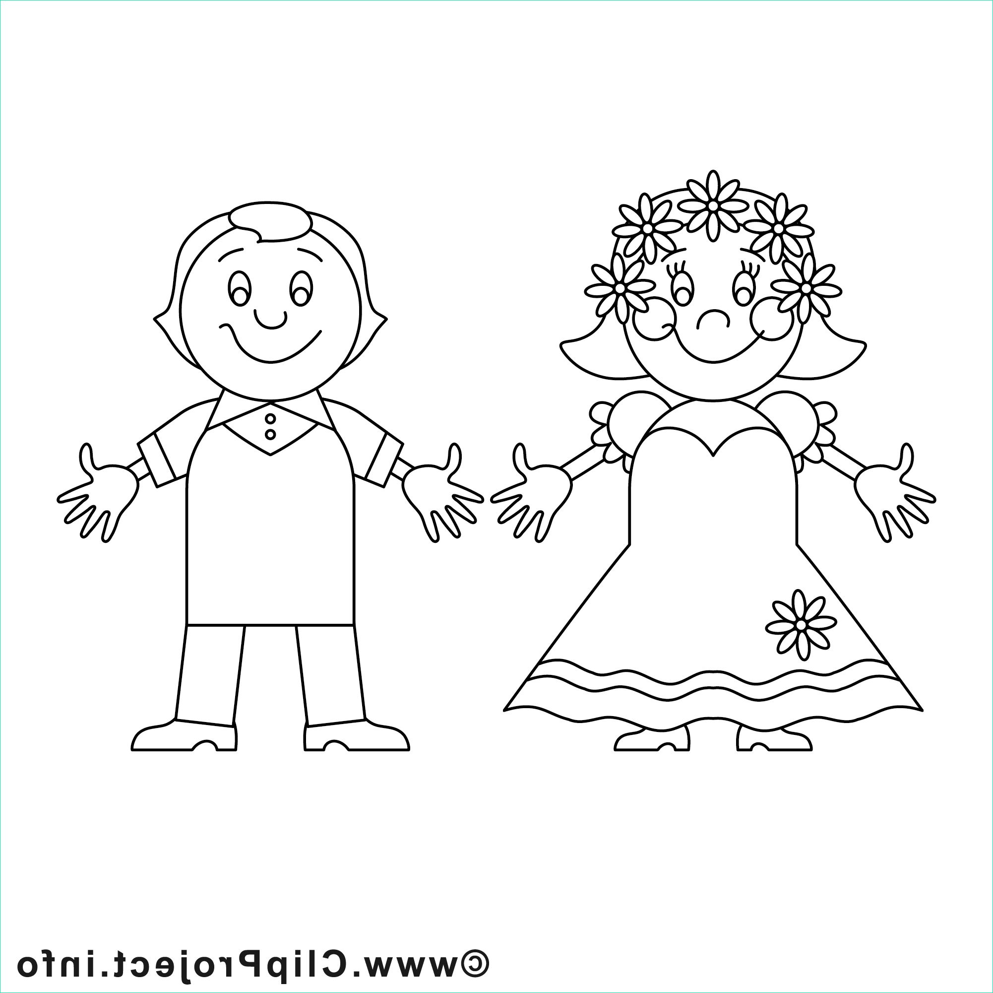 Mariage Dessin Gratuit Cool Collection Couple Dessin – Coloriage Mariage à Télécharger Mariage