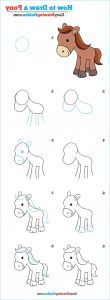 Poney Dessin Facile Inspirant Photographie How to Draw A Pony Really Easy Drawing Tutorial