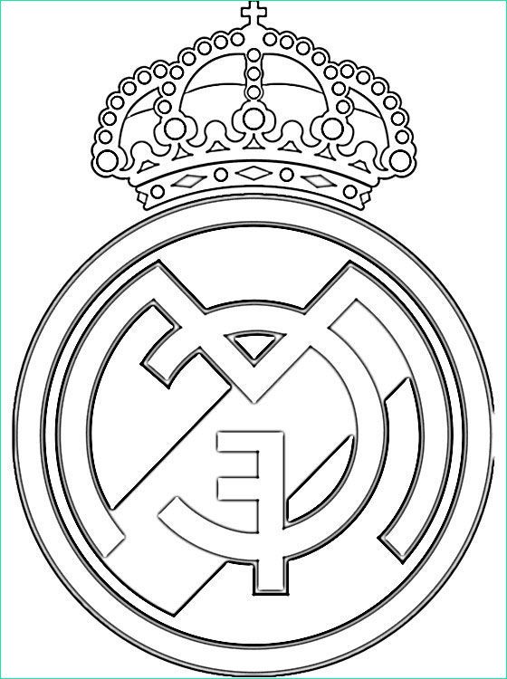 Real Madrid Dessin Beau Photographie Real Madrid Logo Coloring Page