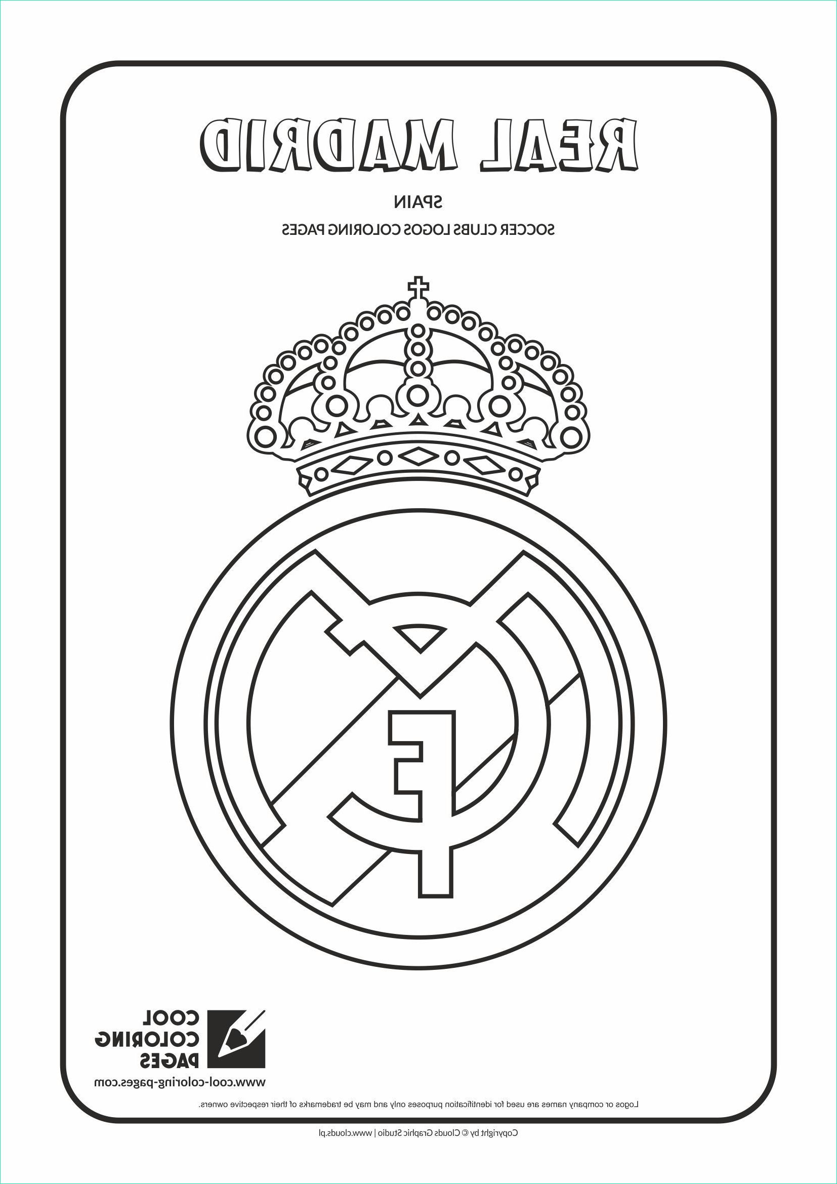 Real Madrid Dessin Cool Galerie Cool Coloring Pages Others Real Madrid Logo Coloring
