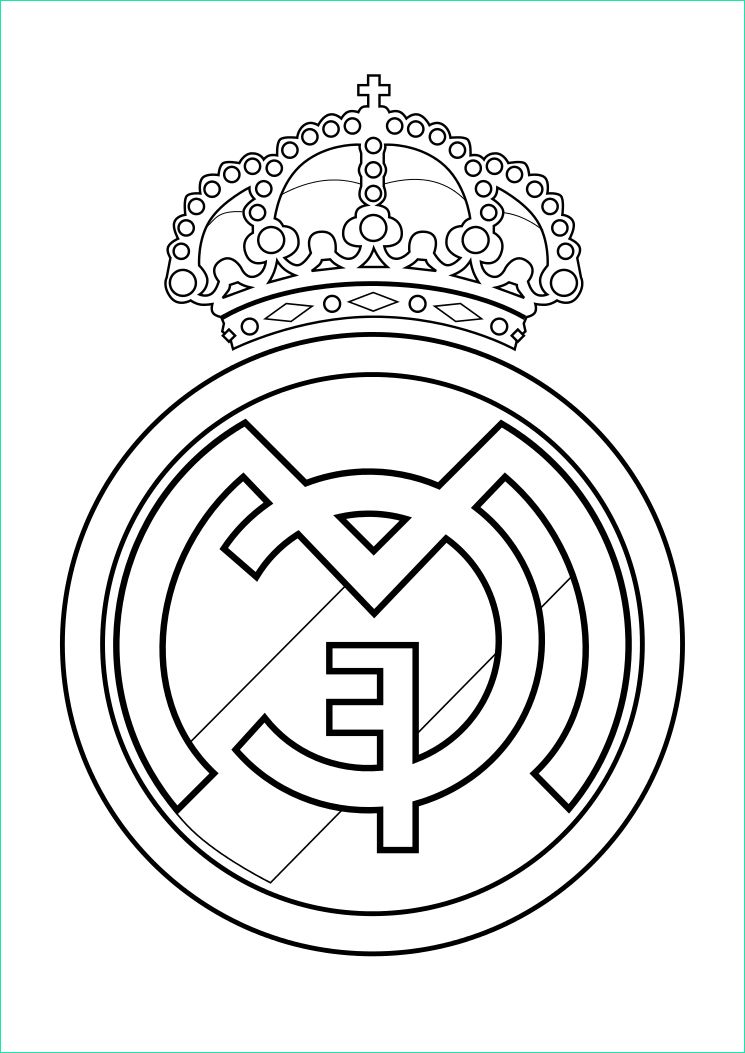 Real Madrid Dessin Impressionnant Galerie Dessins Et Coloriages Page De Coloriage Grand format à