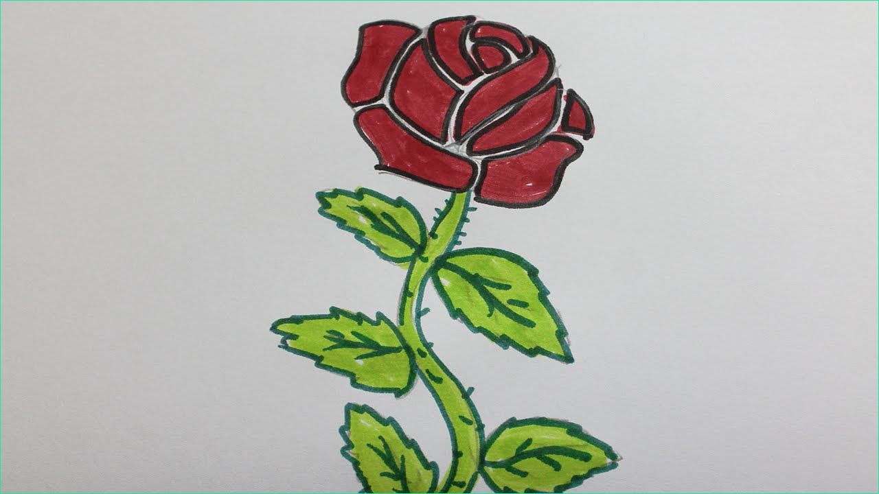 Rose Dessin Facile Luxe Image Ment Dessiner Une Rose Facile