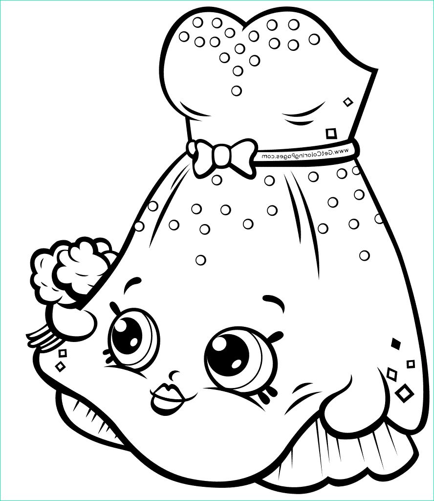 Shopkins Dessin Luxe Photographie Wedding Dress Shopkins 7 Coloring Page