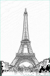 Tour Eiffel Dessin A Imprimer Beau Images tour Eiffel Dessin