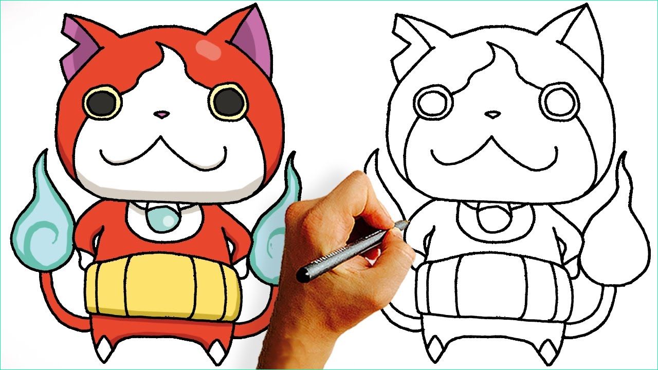 Yokai Dessin Bestof Photos How to Draw Jibanyan Yo Kai Watch Art Lesson for Kids