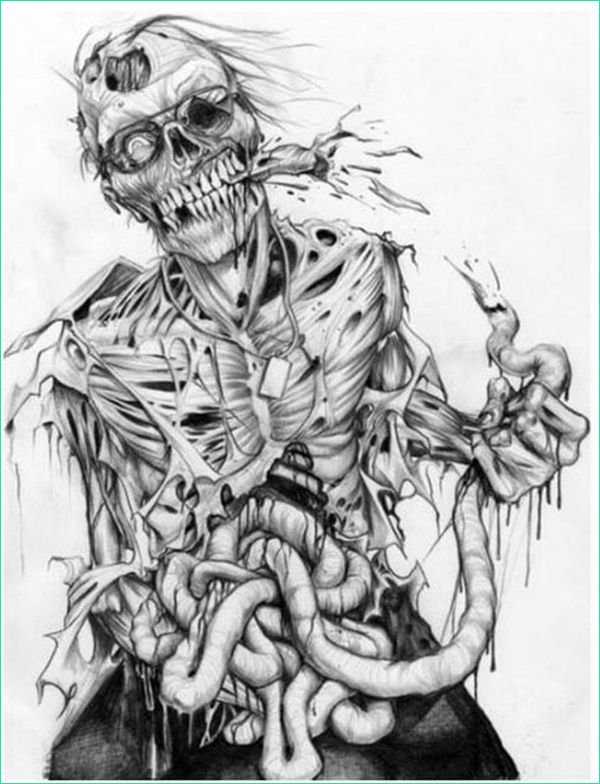 Zombies Dessin Unique Stock 40 Insanely Cool Zombie Drawings and Sketches Bored Art