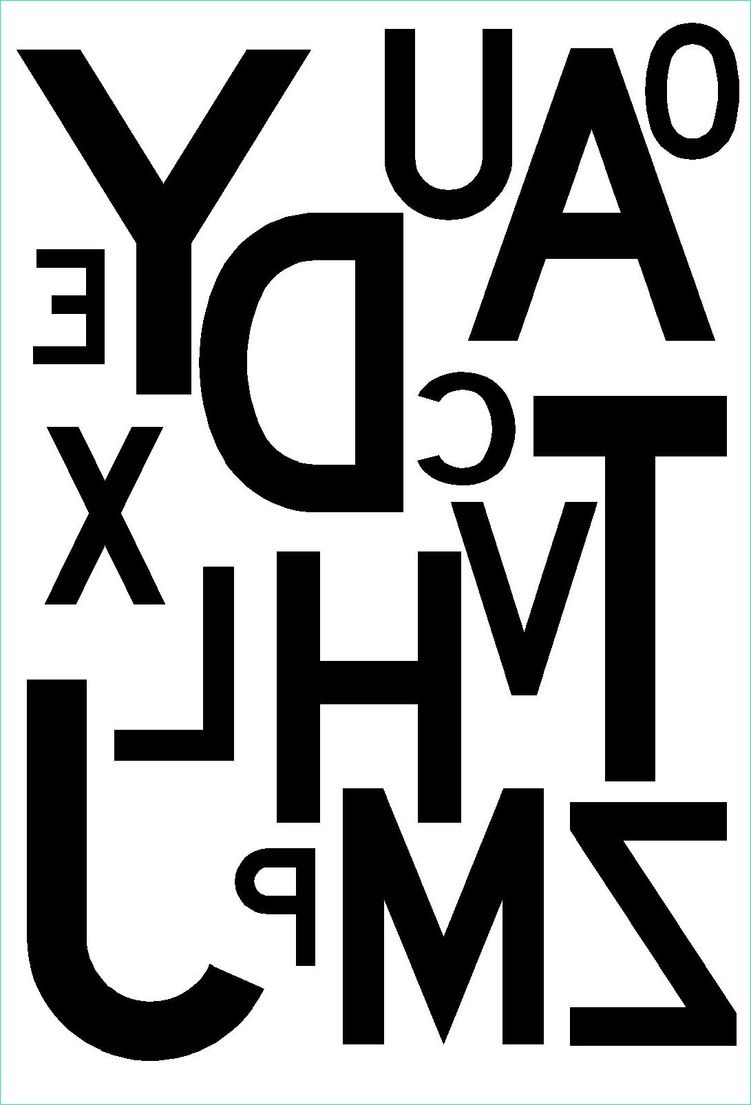 Alphabet à Découper Impressionnant Stock Lettre De L Alphabet A Imprimer Et Decouper Arouisse