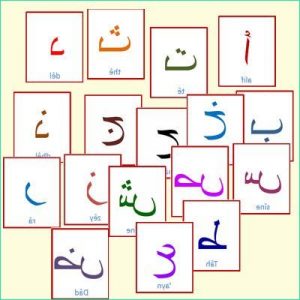 Alphabet à Découper Inspirant Collection Alphabet Arabe à Découper